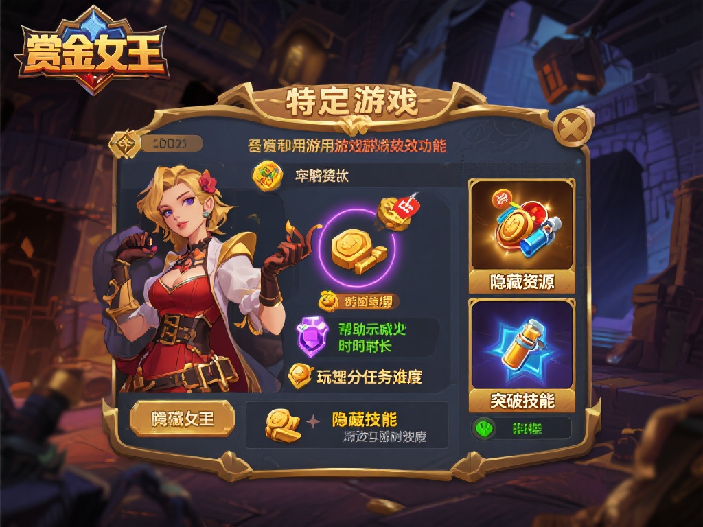 善用游戏的特效功能
在特定关卡中，《赏金女王》会