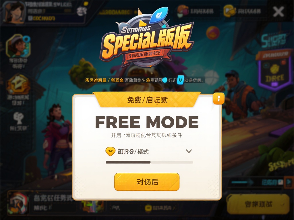 在一些特别版本中，免费模式的开启还需配合其他的条件