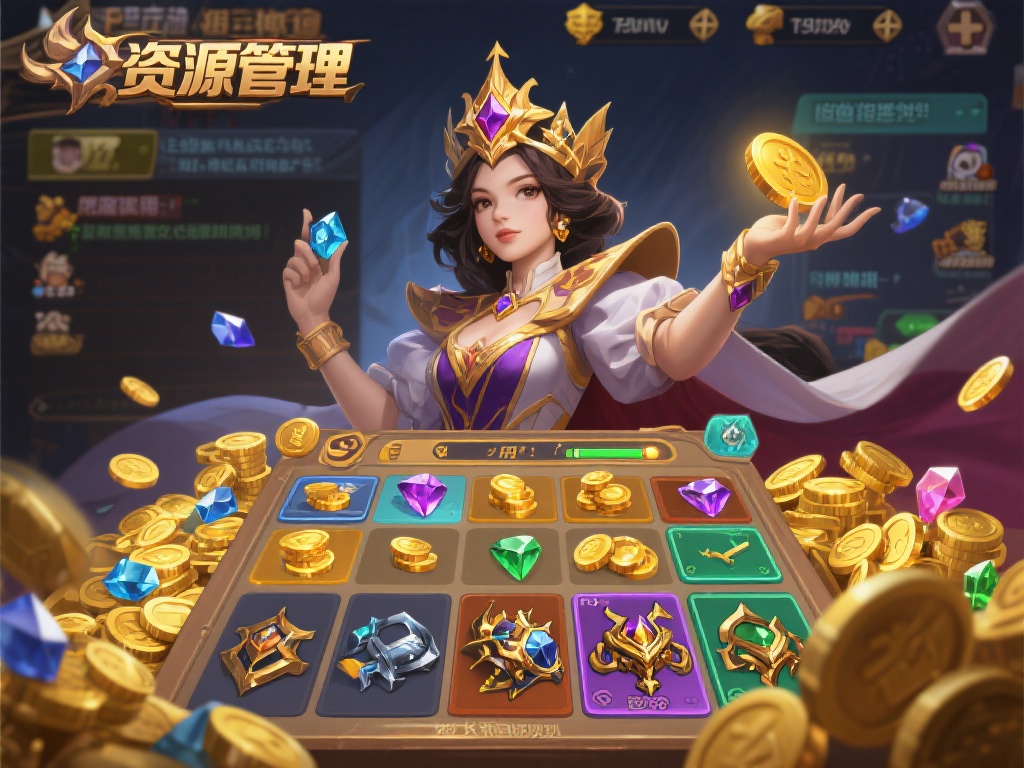 资源管理是赏金女王的核心策略之一。游戏中包含多种资